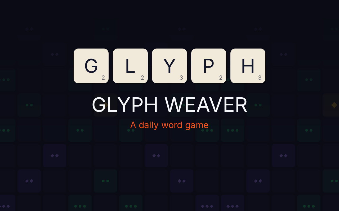 Cover art for Glyph Weaver